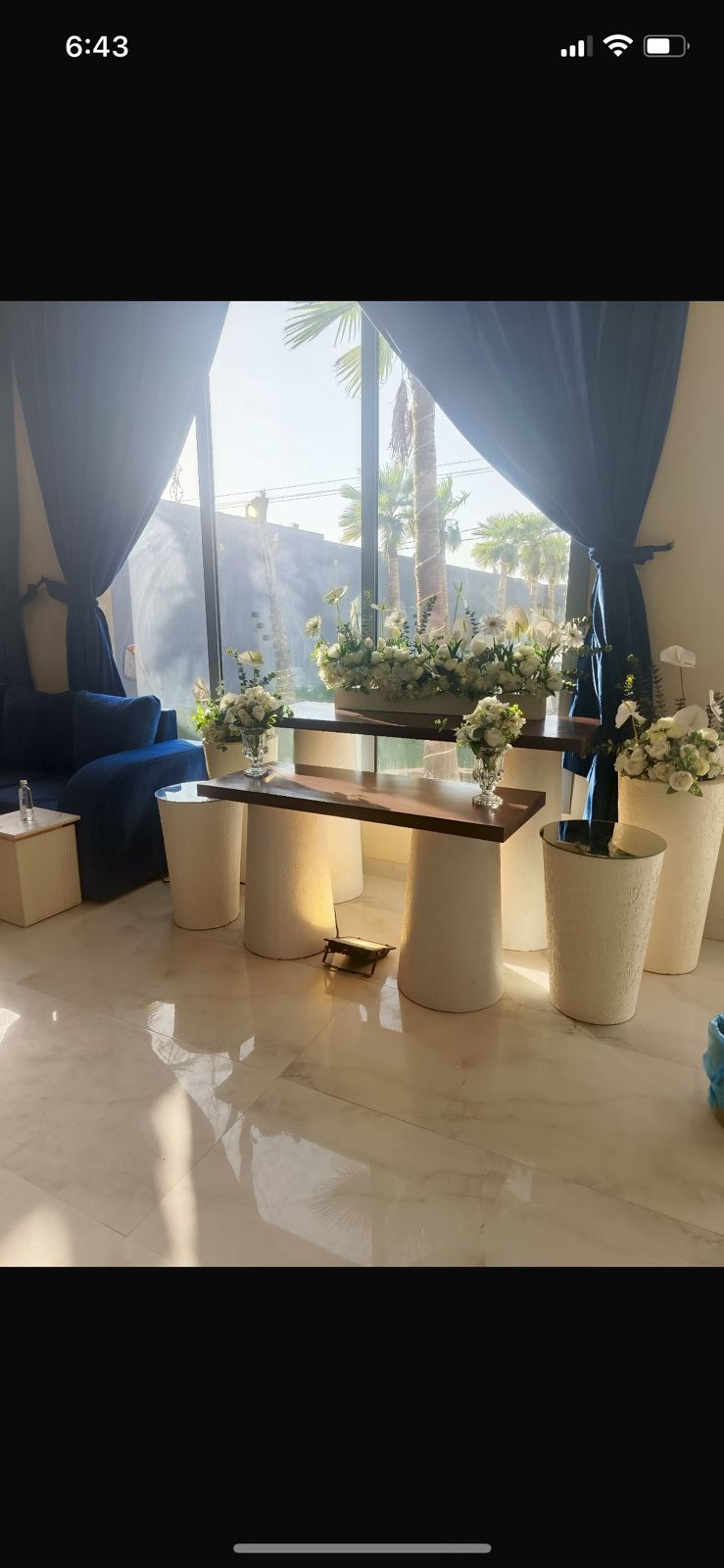 طاولات استقبال