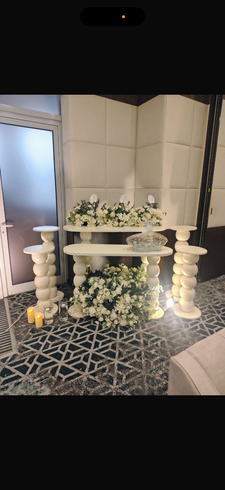 طاولات استقبال